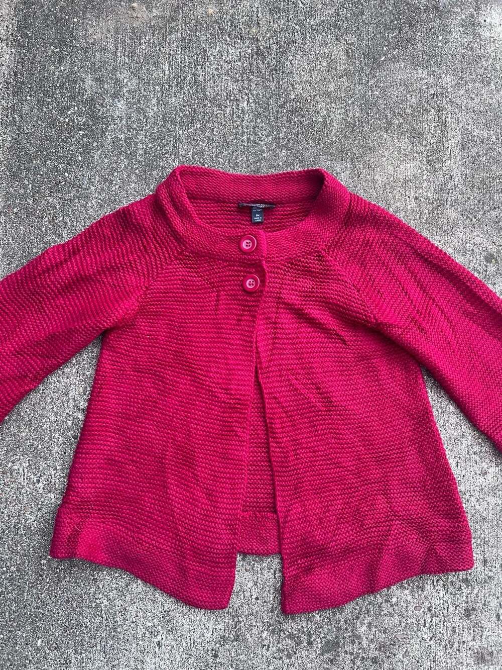 I.N. Studio Petite Sweater Size PM Pink Cardigan Knit